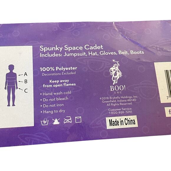 NEW Boo! Inc. Spunky Space Cadet Astronaut Kids Costume White - Size: 3-4 - Picture 15 of 15